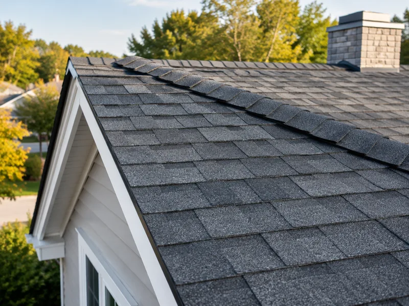 Illustrative photo — complete shingle roof replacement